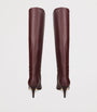 Paris Texas Burgundy Leather Knee-High Stiletto Boots 60
