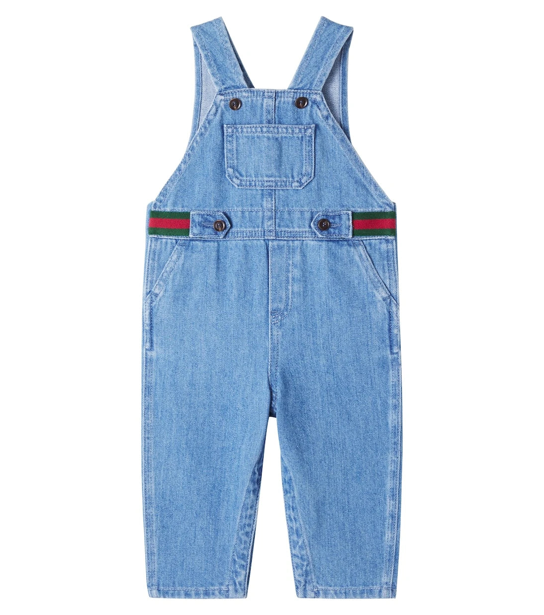 Gucci Kids - سالوبيت دنيم بيبي ويب سترايب