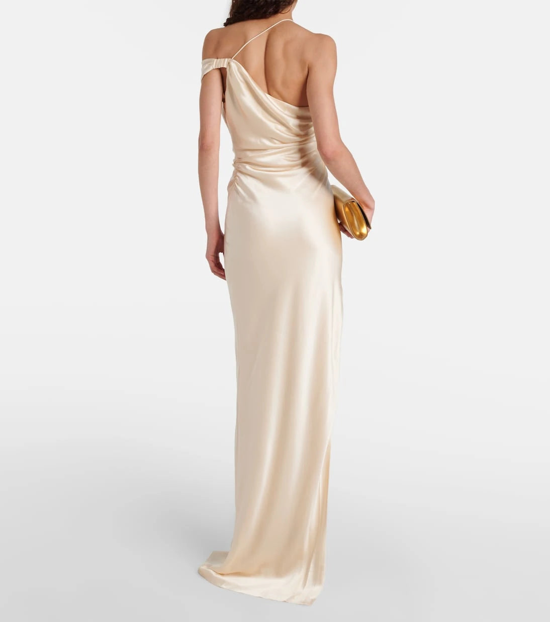 The Sei - Asymmetric silk satin gown
