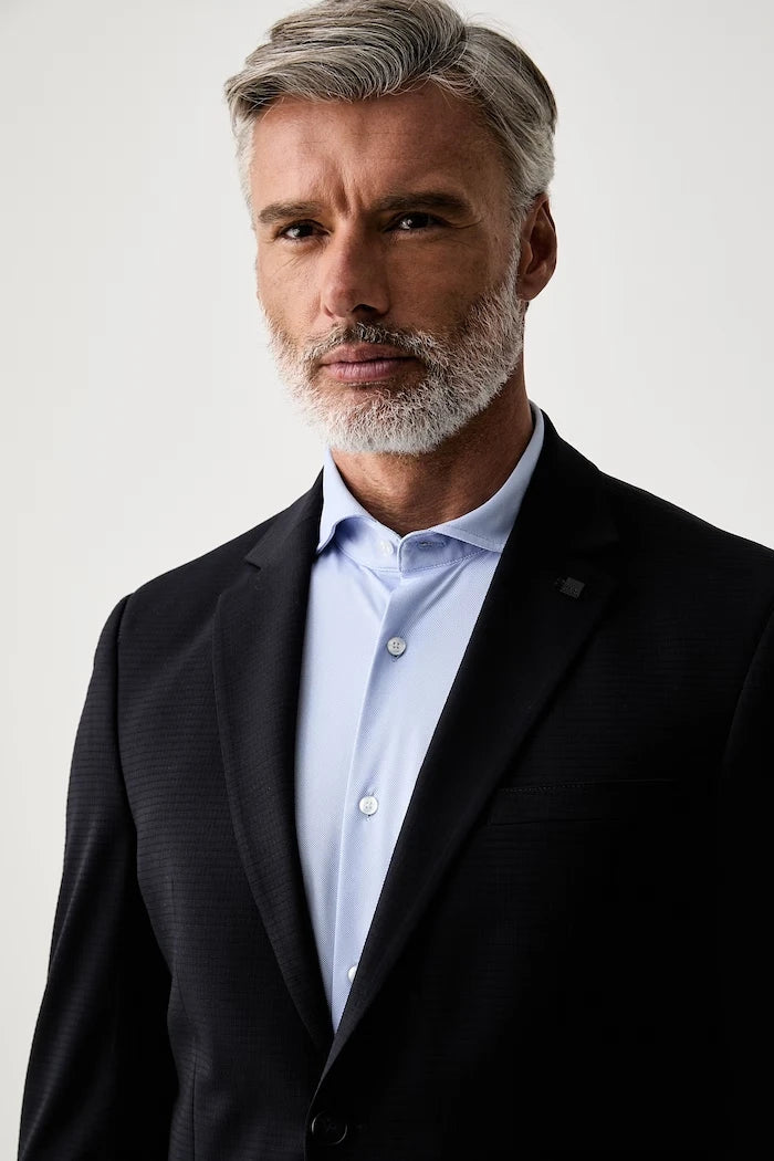 Karl Lagerfeld tek düğmeli erkek viskon ceket