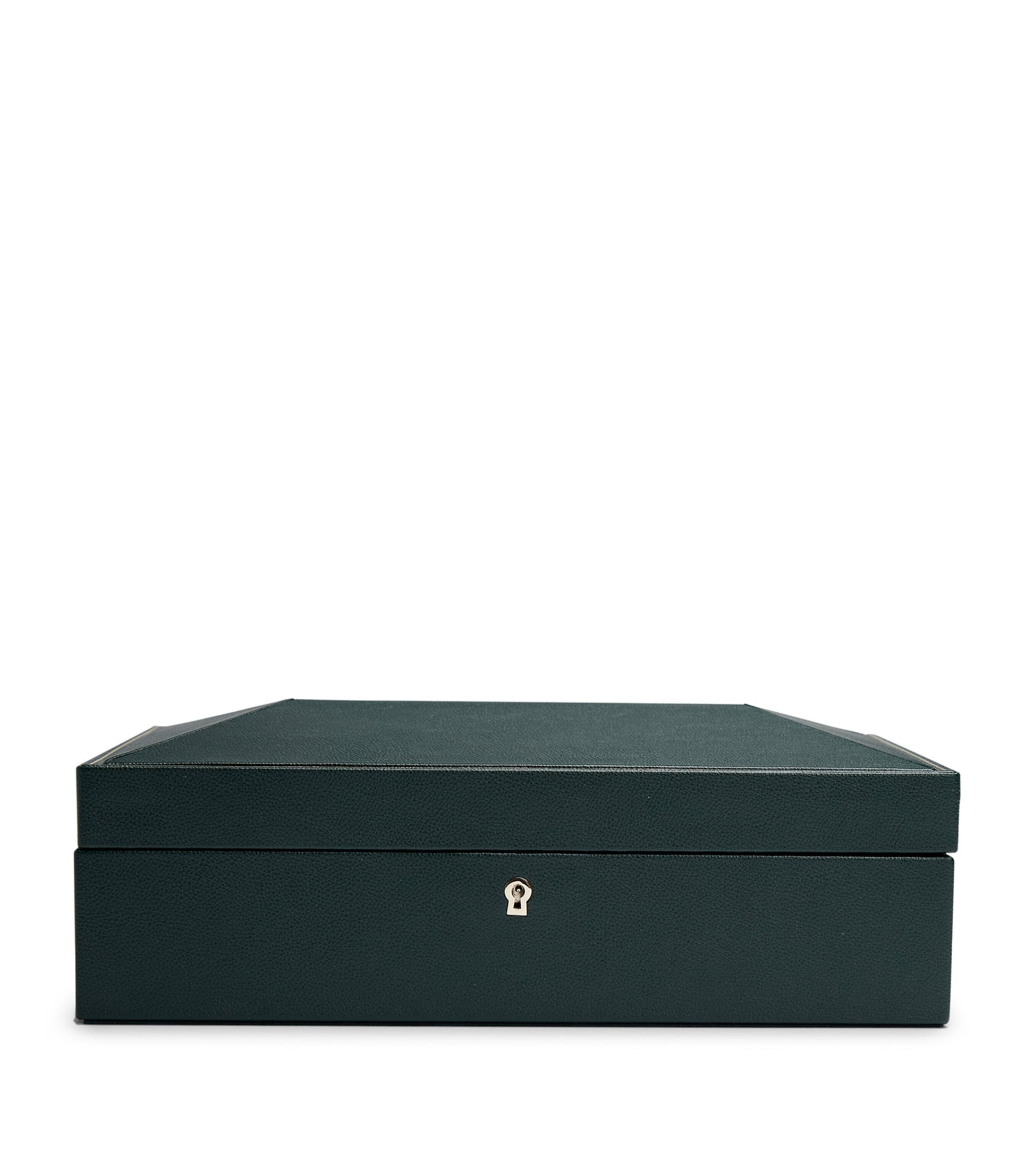 Vegan Leather 10-Piece Watch Box