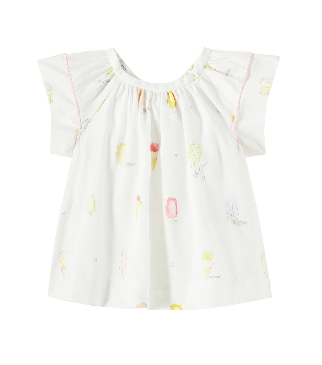 Bonpoint - Baby Alisia printed cotton poplin blouse