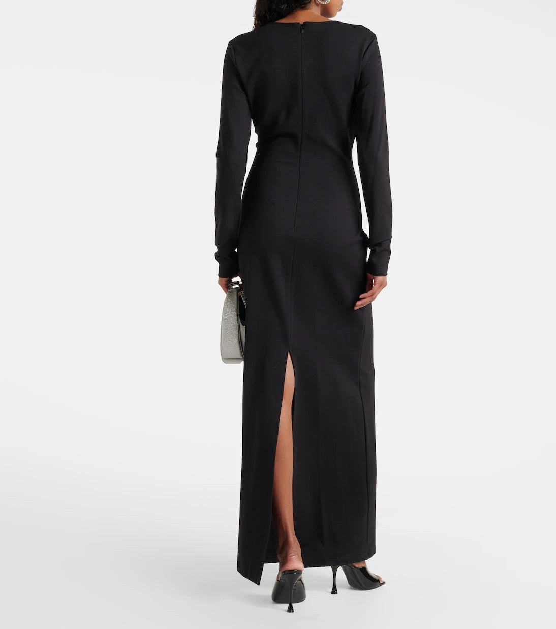 Staud - Kris mesh-trimmed gown