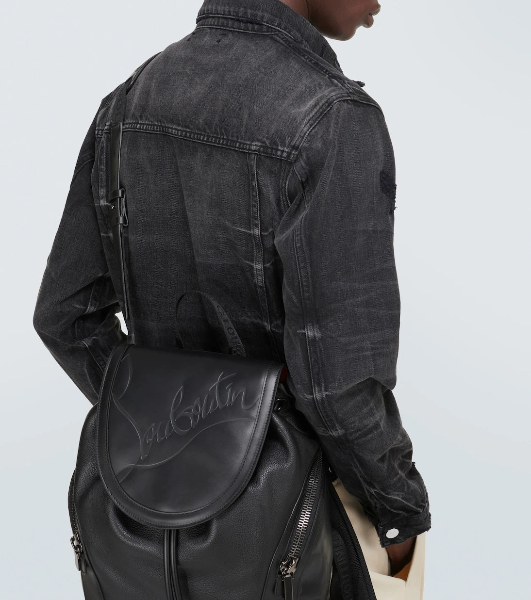 Christian Louboutin - Explorafunk logo leather backpack