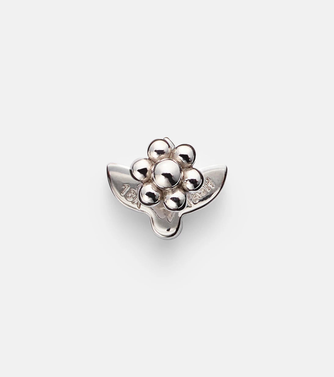 Maria Tash - Lotus 18kt white gold single earring with diamonds