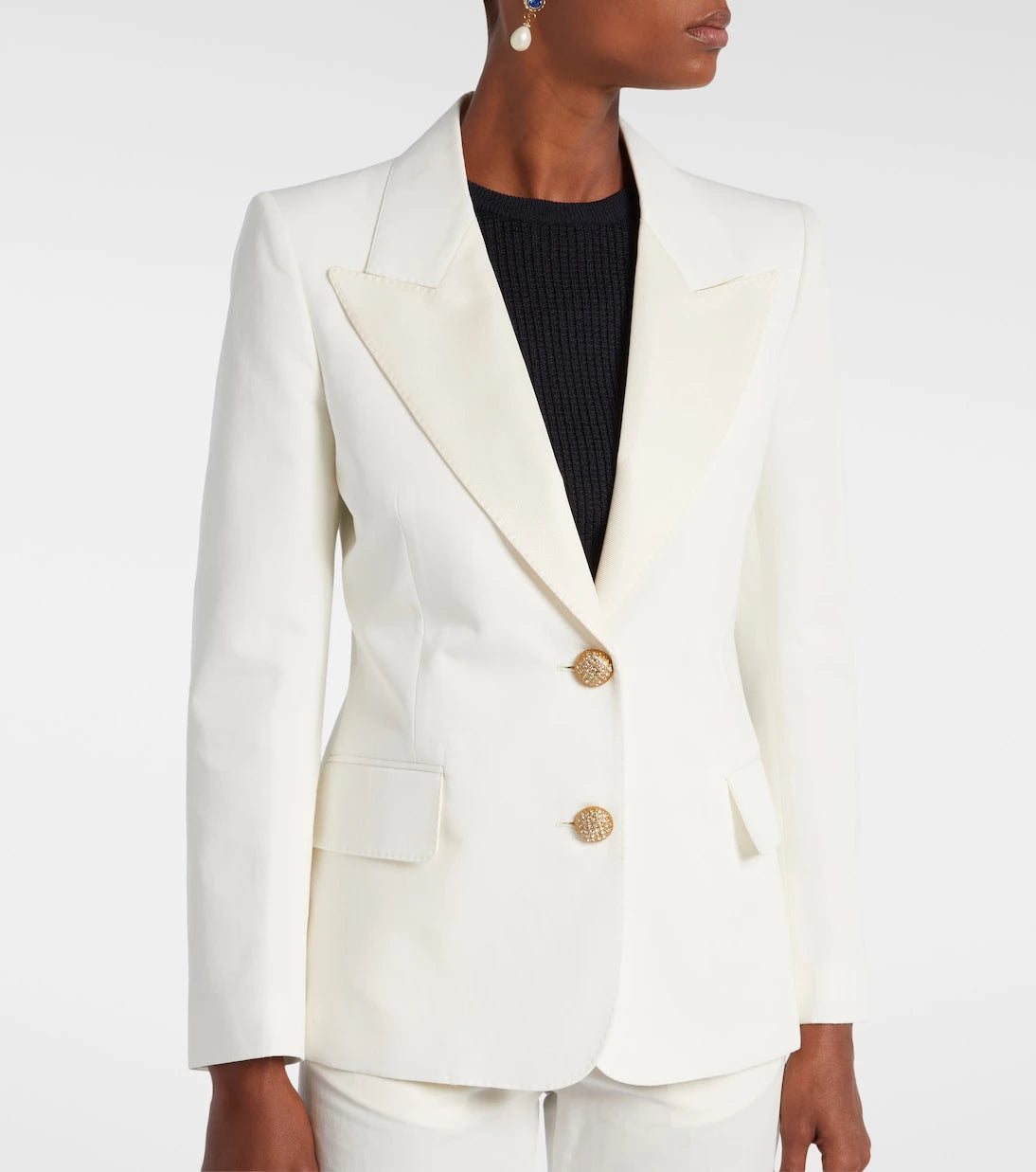 Valentino - Cotton and linen blazer