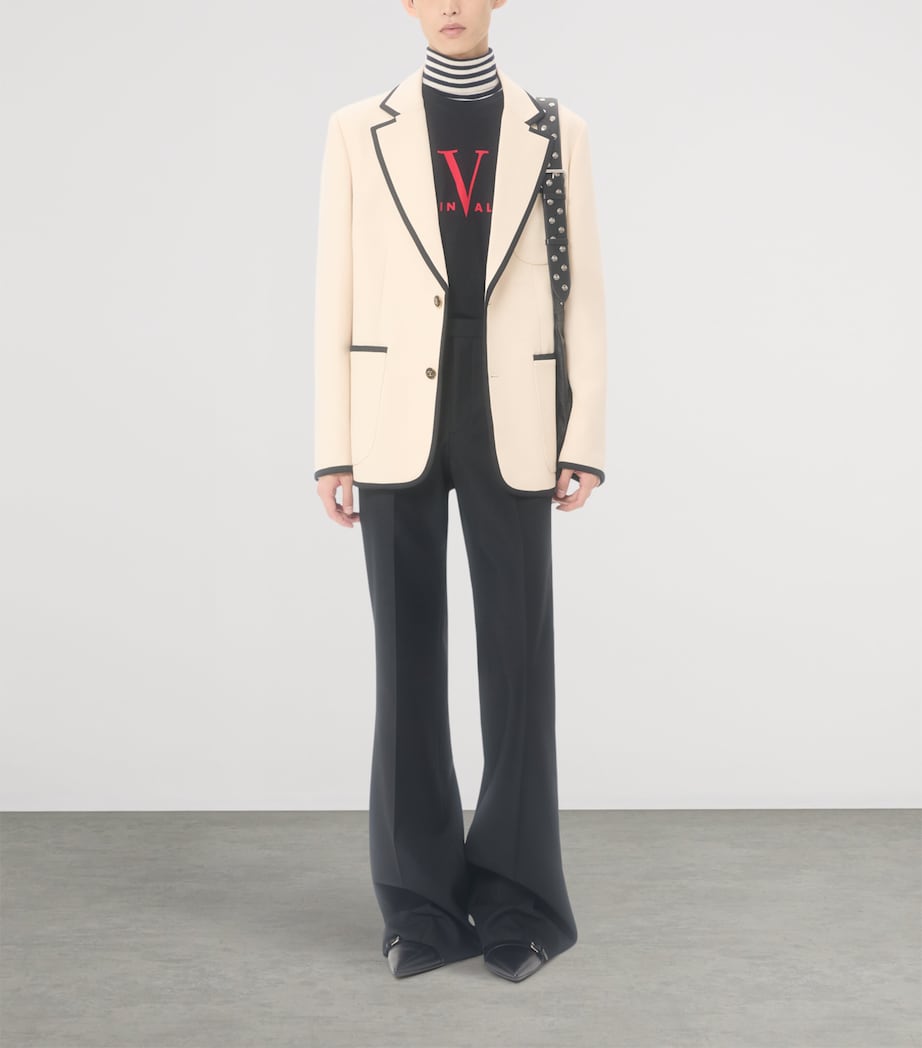 Valentino Garavani Cotton Made in Valentino Logo T-Shirt