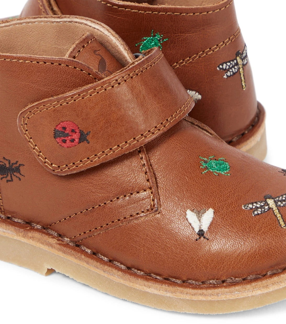 Petit Nord - Embroidered leather boots