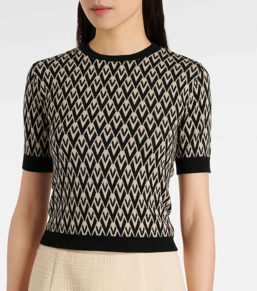 Valentino - Toute La V virgin wool sweater