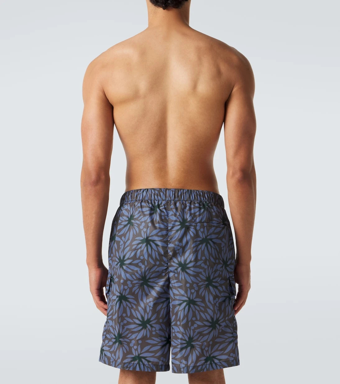 Prada - Re-Nylon floral swim trunks