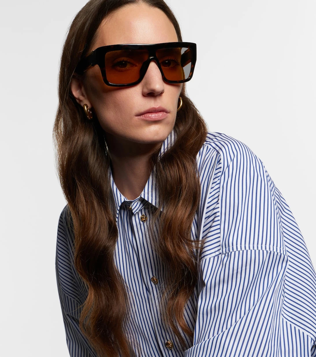 Bottega Veneta - نظارات شمسية درع