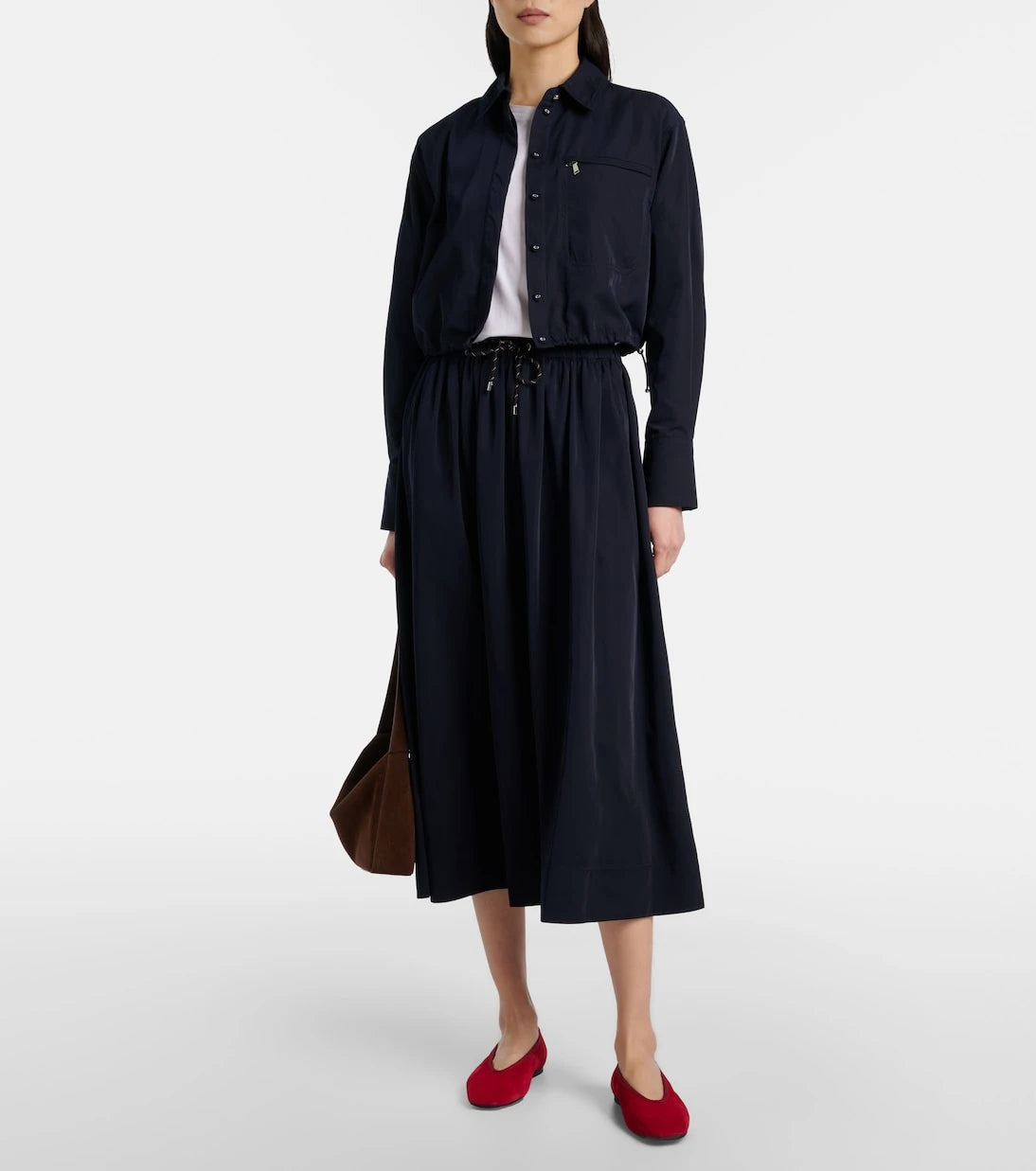 Veronica Beard - Wilfred technical taffeta shirt