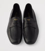 Grained Leather Loafers