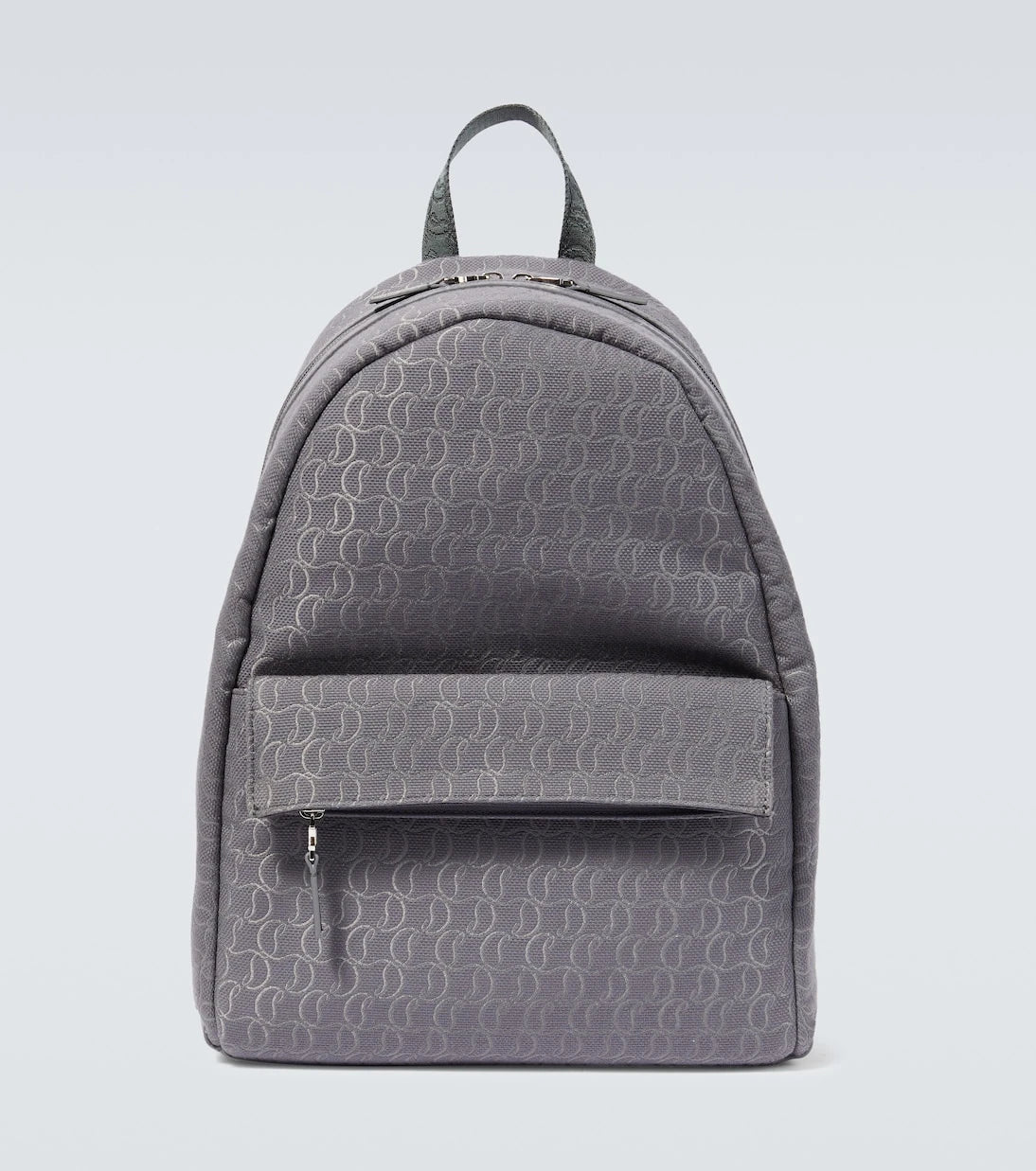 Christian Louboutin - Zip N Flap logo jacquard backpack