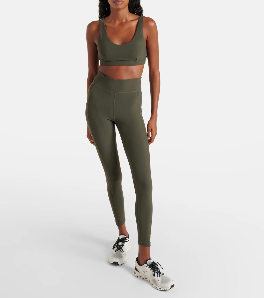 The Upside - Peached Daisy logo sports bra