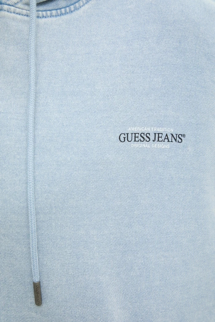 Guess Jeans Kadın Pamuklu Kapüşonlu Sweatshirt