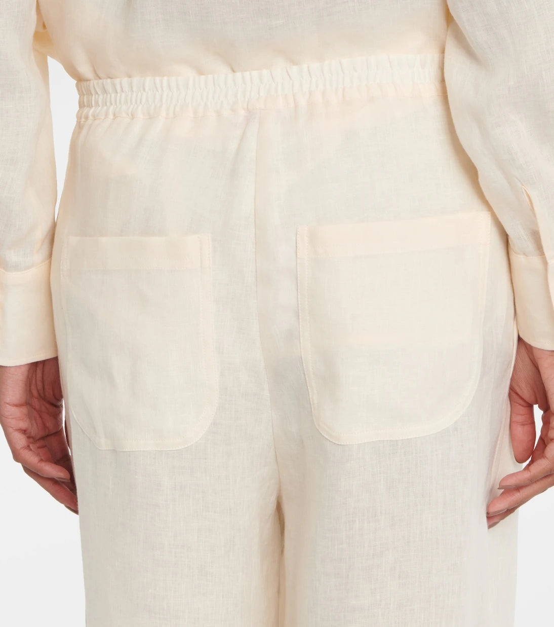 Eres - Select linen wide-leg pants