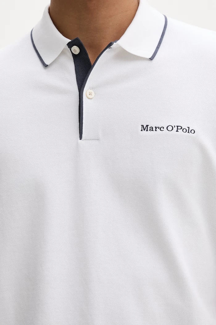 Marc O'Polo тениска с яка мъжка от памук