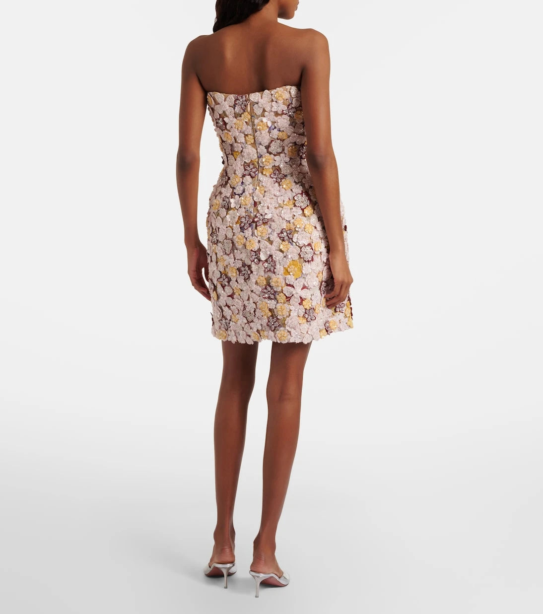 Costarellos - Sirra embellished corset dress