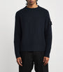 Stone Island Navy GHOST PIECE Virgin Wool Cable-Knit Sweater