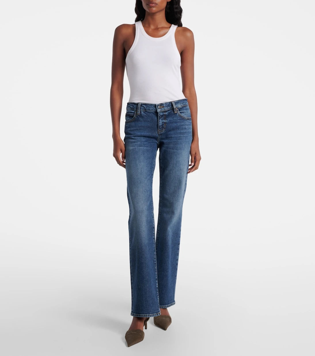 Frame - The Rodeo high-rise bootcut jeans