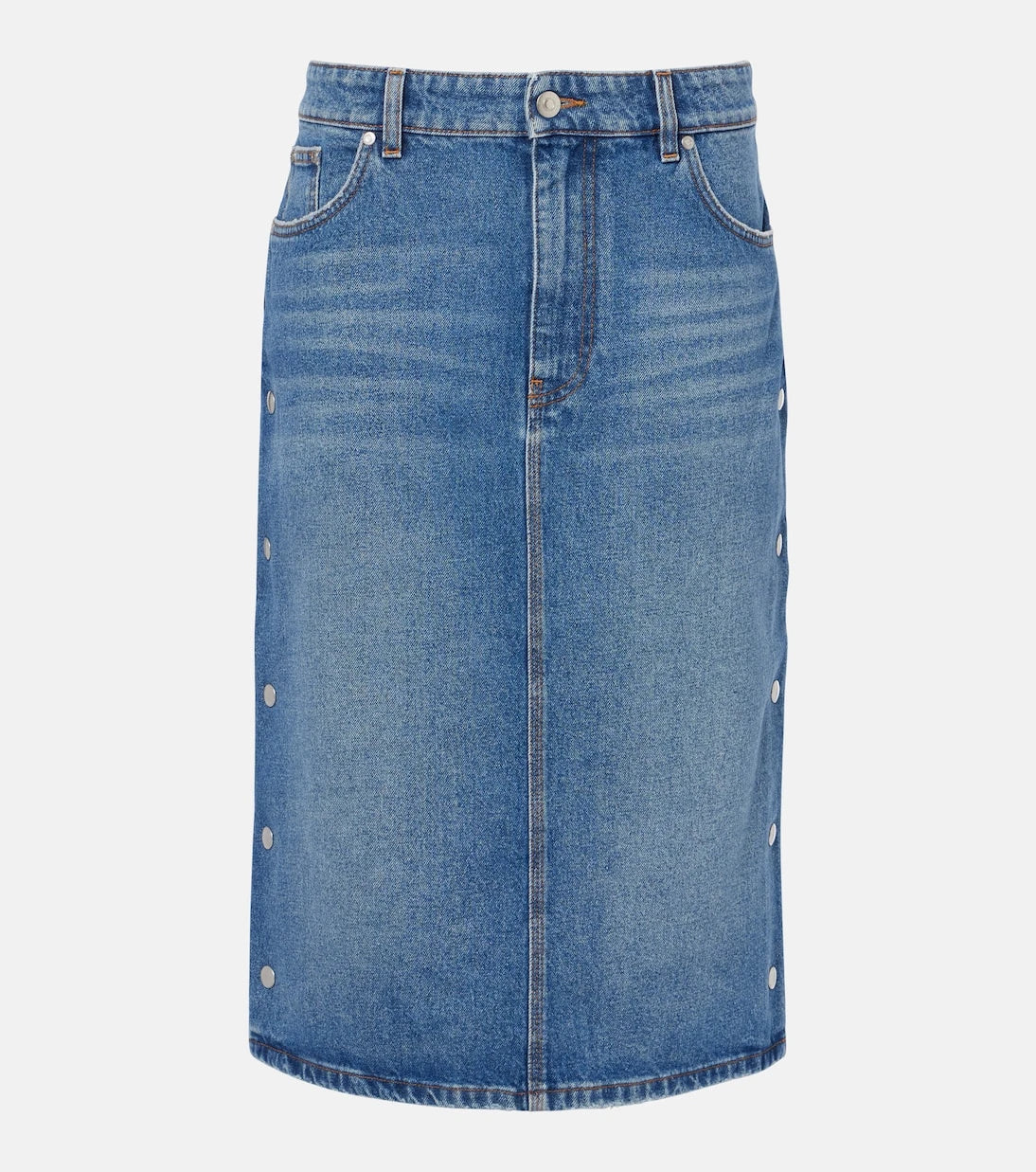 Stella McCartney - Mid-rise denim pencil skirt