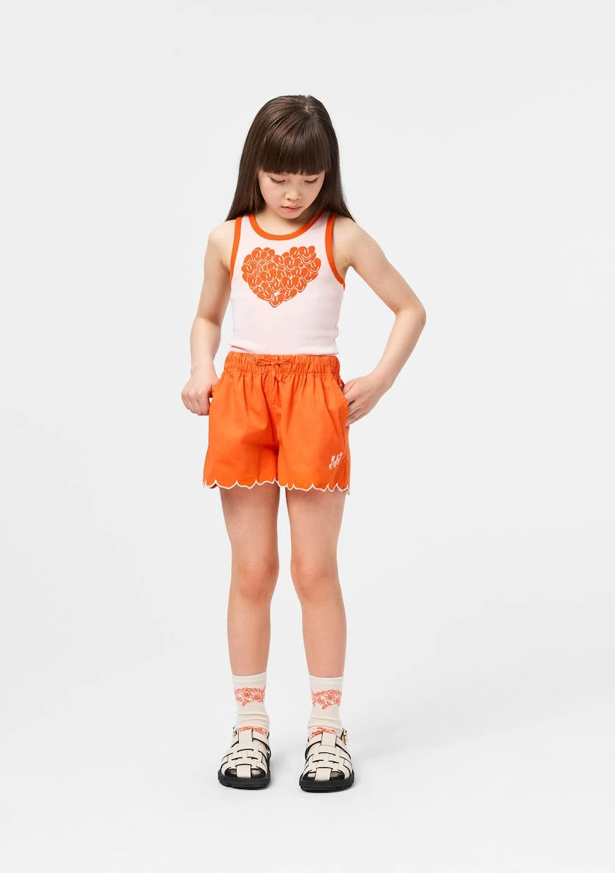 Molo - Addie scalloped cotton shorts