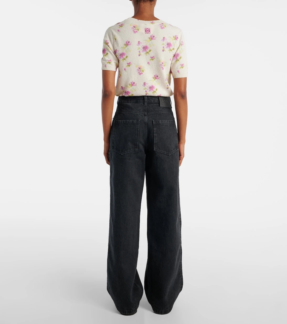 Loewe - Anagram wide-leg jeans