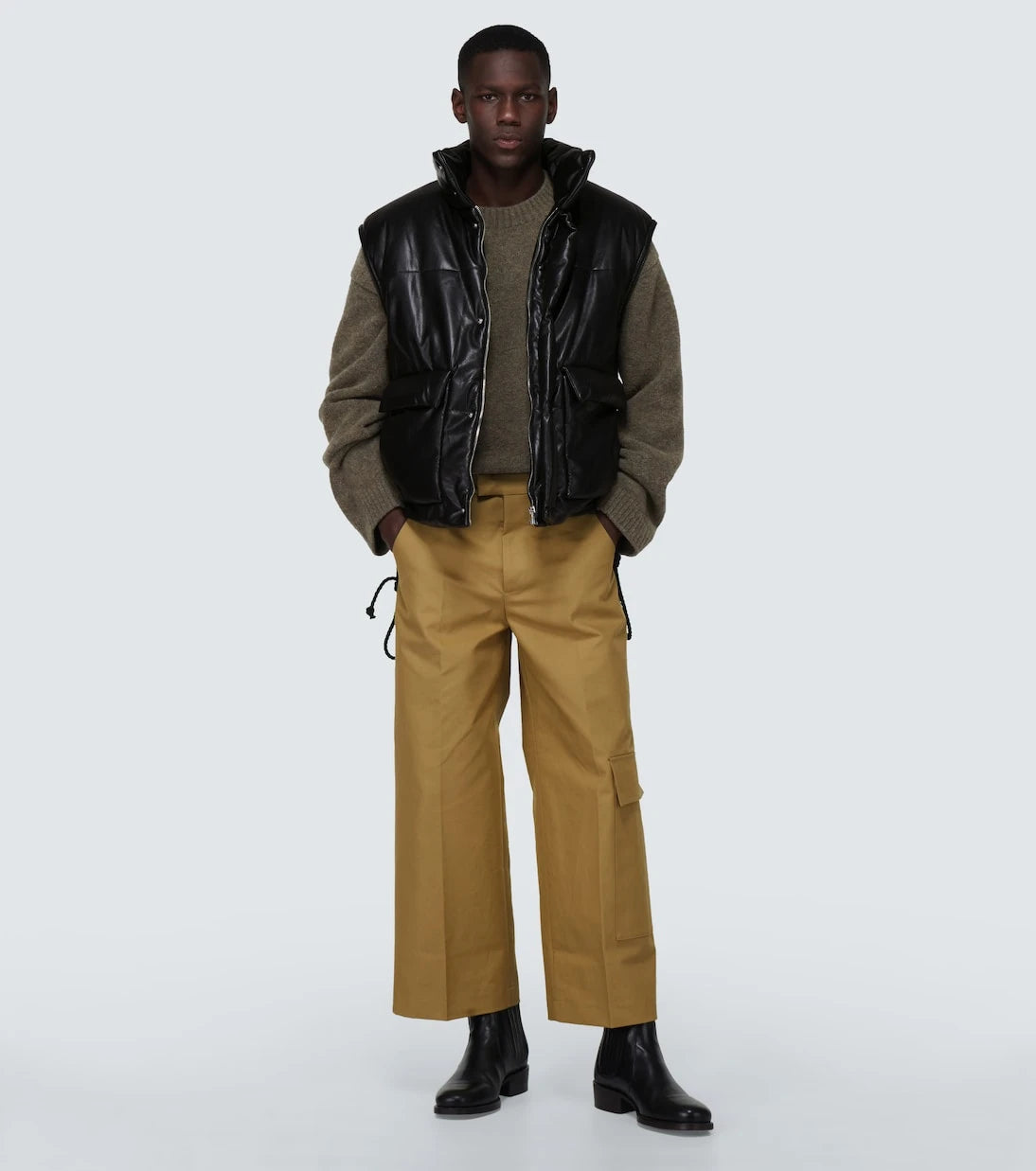Nanushka - Jovan faux leather puffer vest