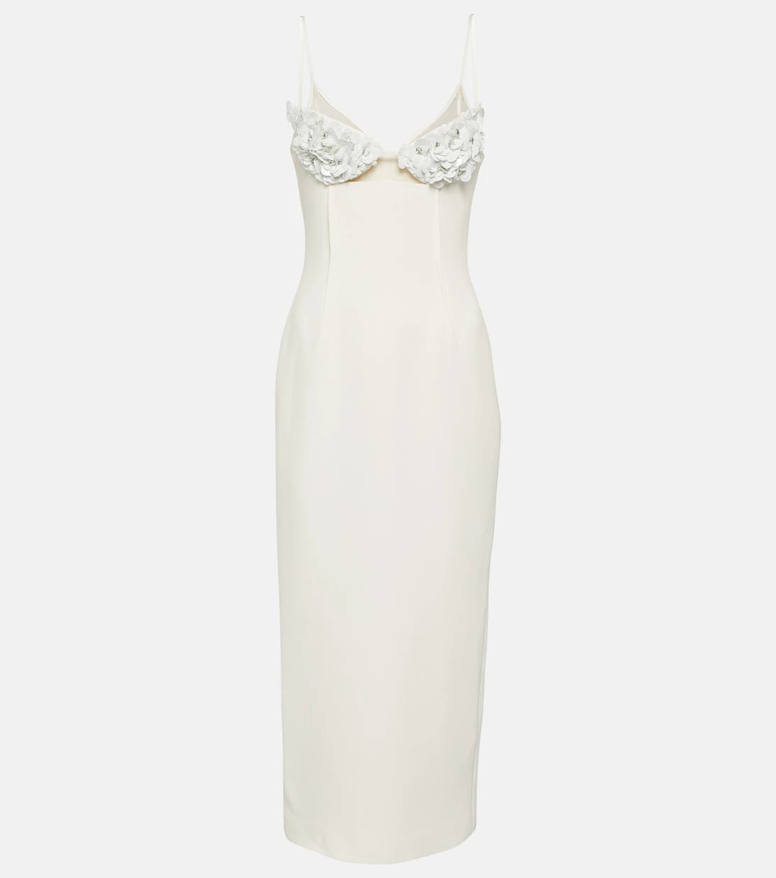 David Koma - Embellished cady midi dress