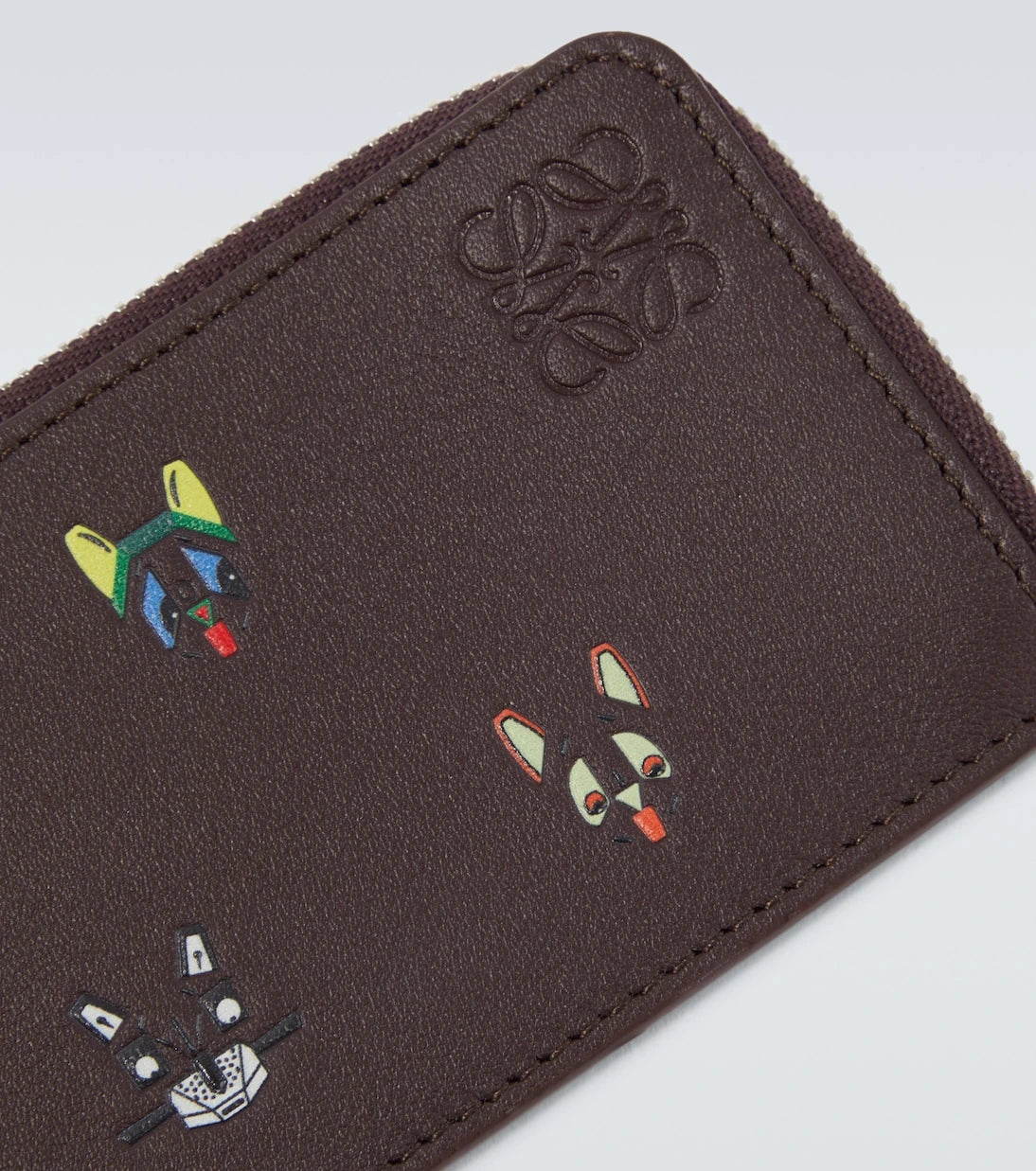 Loewe - x Louis Wain leather card case