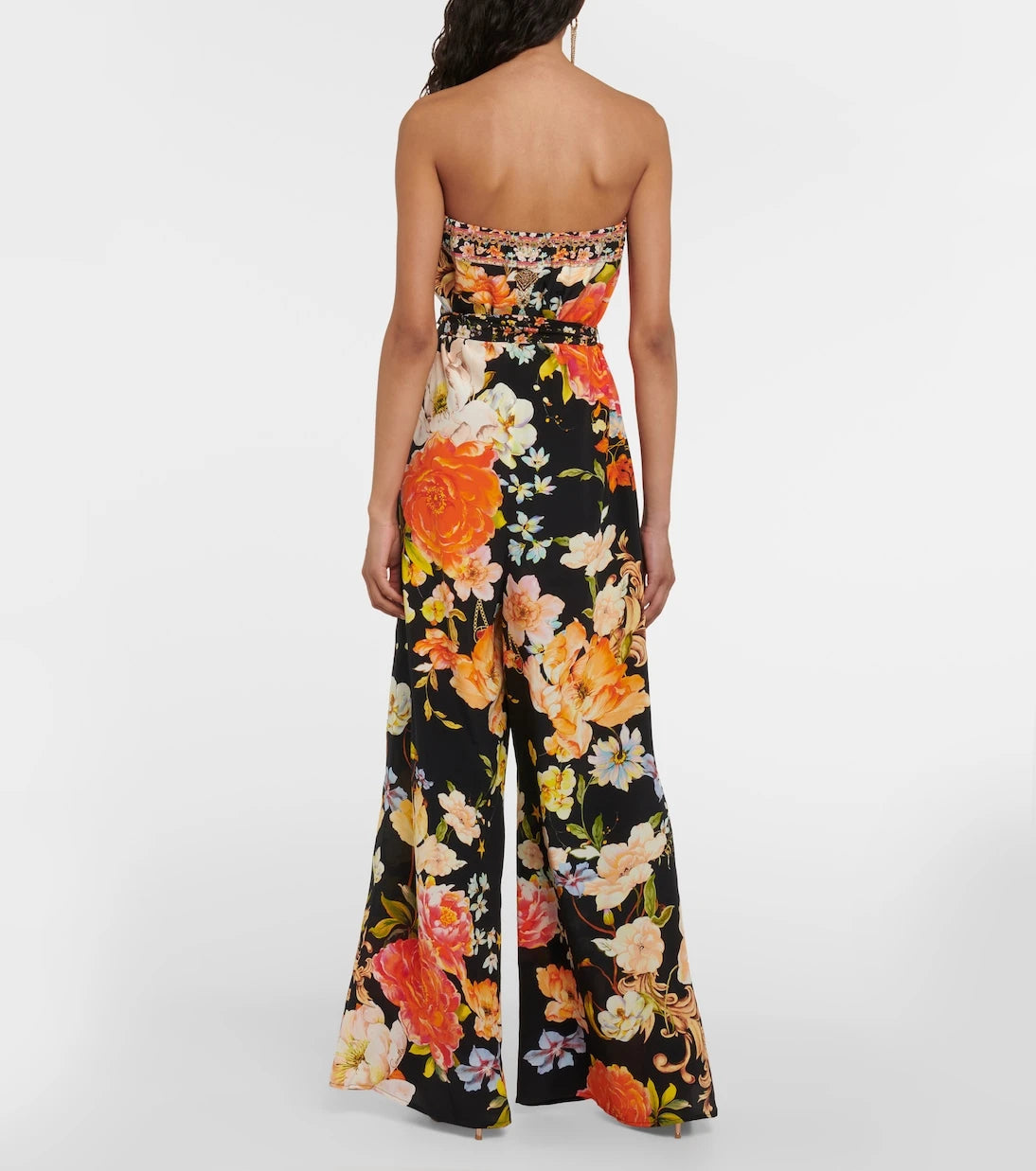 Camilla - Secret History floral silk jumpsuit