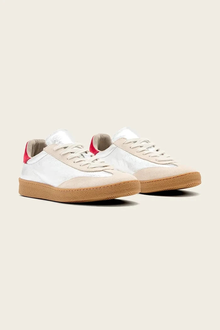 Кожени маратонки AllSaints Thelma Met Sneaker