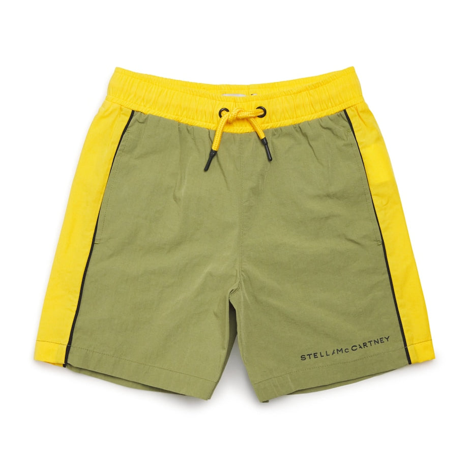 Stella McCartney Kids Two-Tone Drawstring Swim Shorts (3-14 Years)