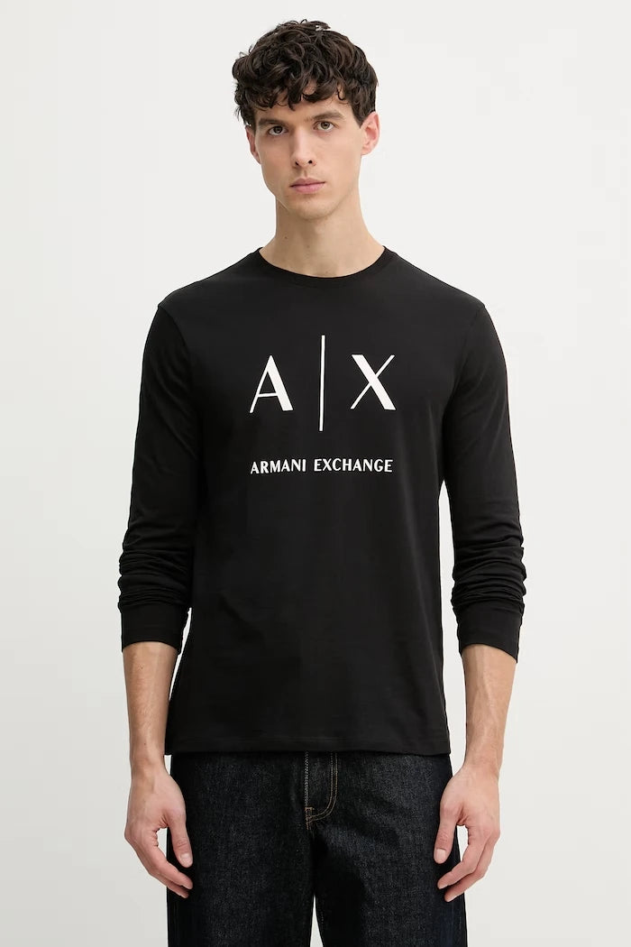 Armani Exchange uzun kollu erkek pamuklu