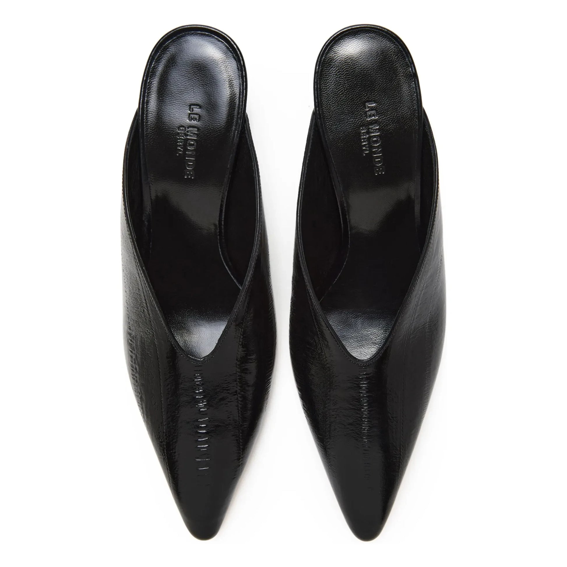 Le Monde Beryl - Mules Victoria Leather | Black