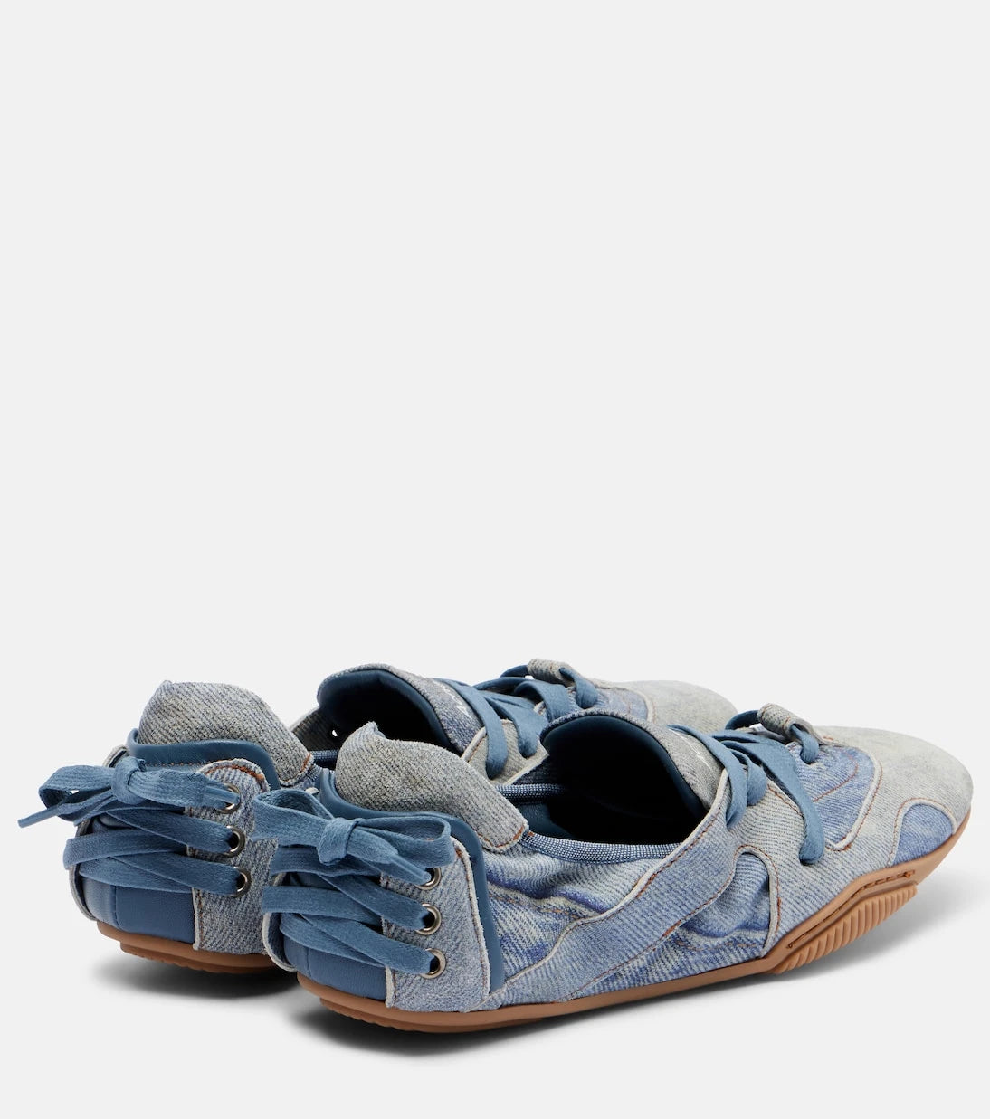 Acne Studios - Trompe l'œil leather flats