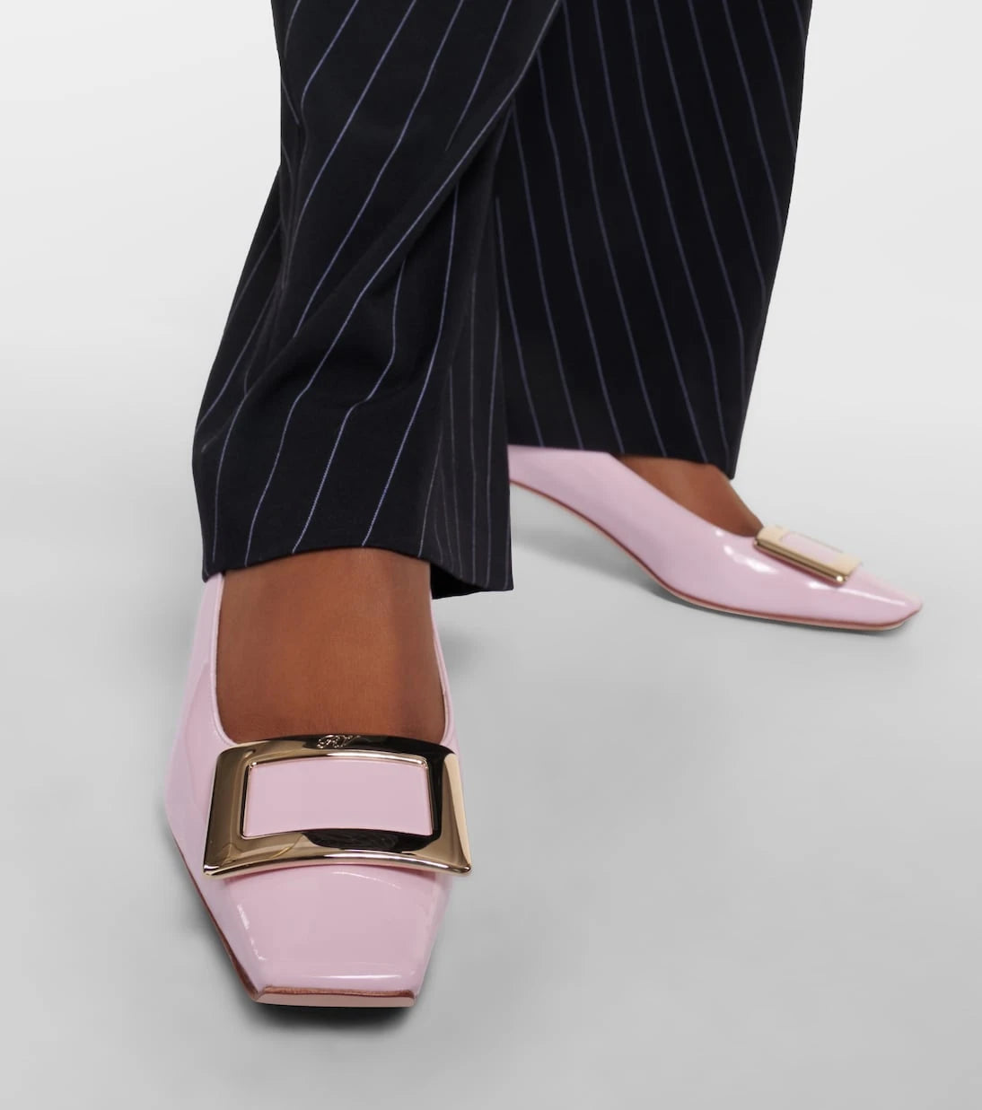 Roger Vivier - حذاء "بيل فيفييه 45" الجلدي بكعب عالٍ