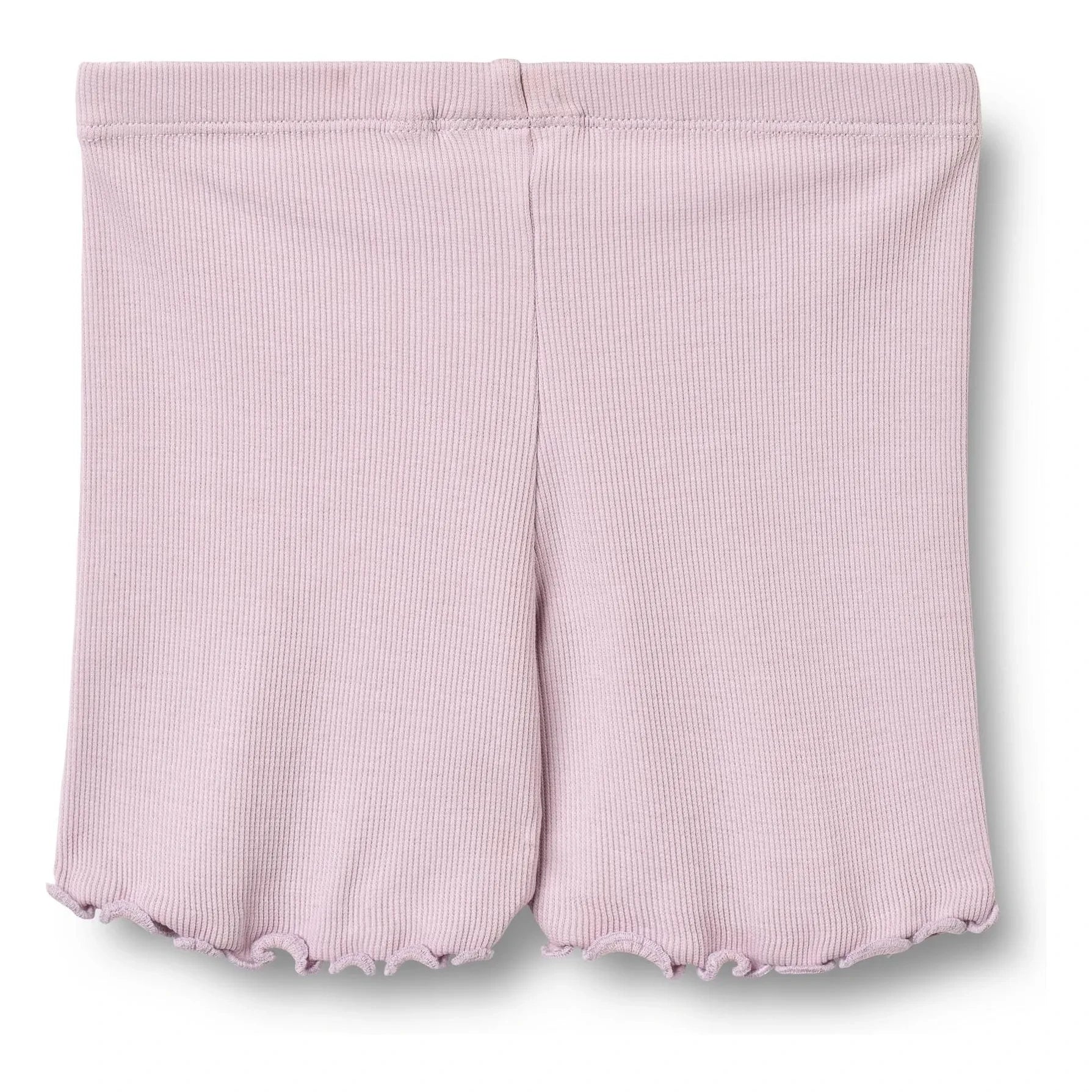 Wheat - Sine Ribbed Organic Cotton Shorts | Lavender