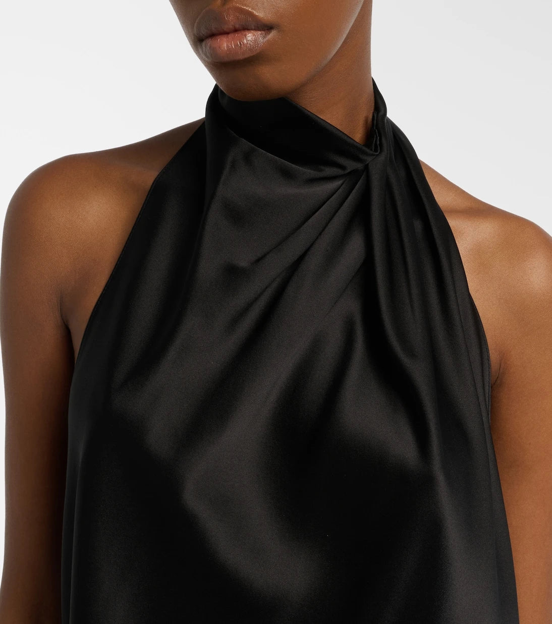 The Sei - Halterneck silk satin top