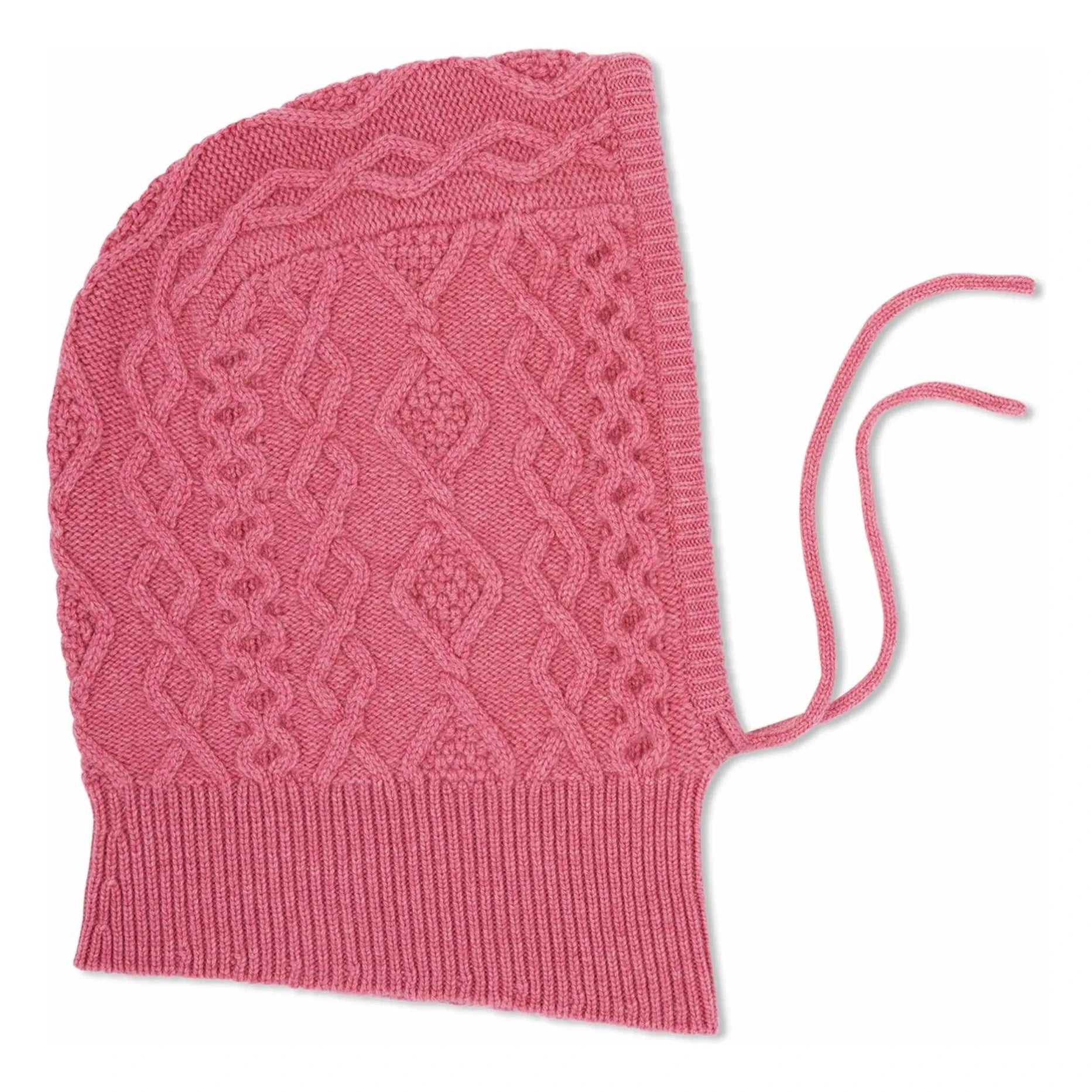 Bompard - Cashmere Twisted Balaclava | Candy pink