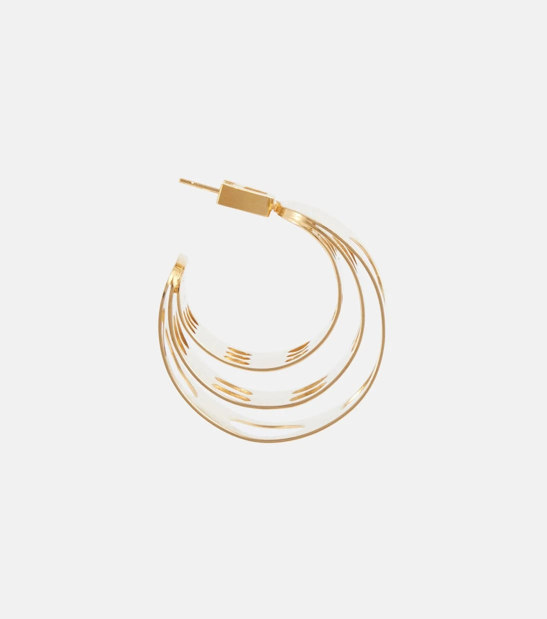 Alaïa - Cutout hoop earrings