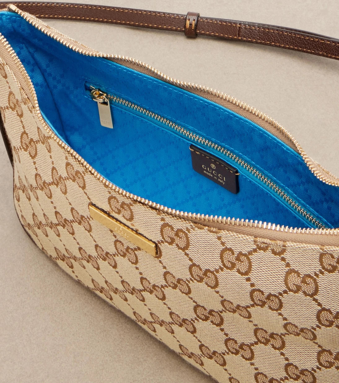 Gucci - Lady Lunetta Small GG canvas shoulder bag