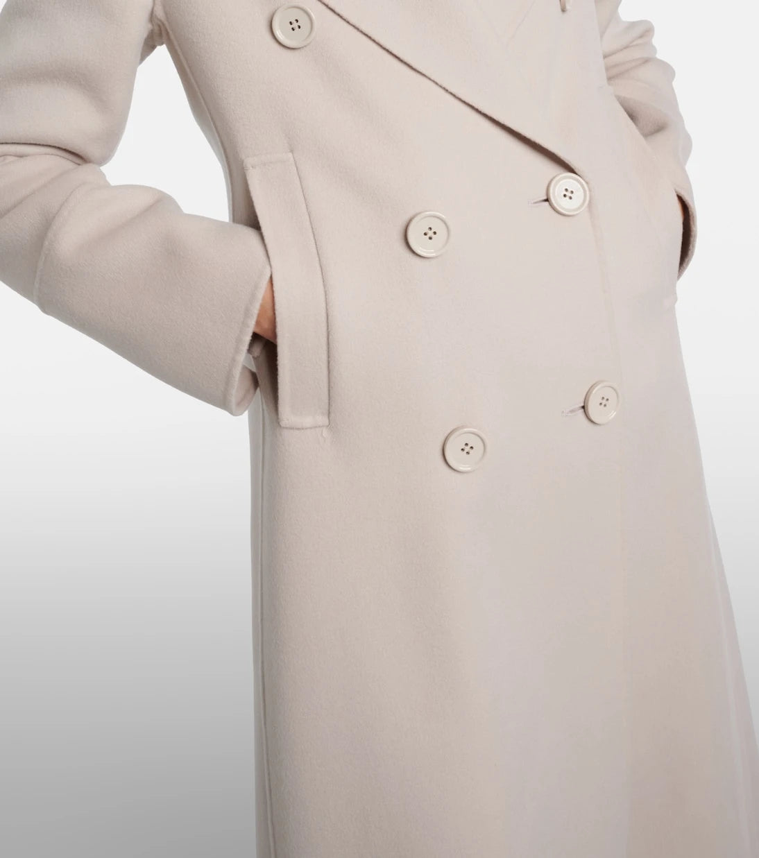 'S Max Mara - Custodi double-breasted virgin wool coat