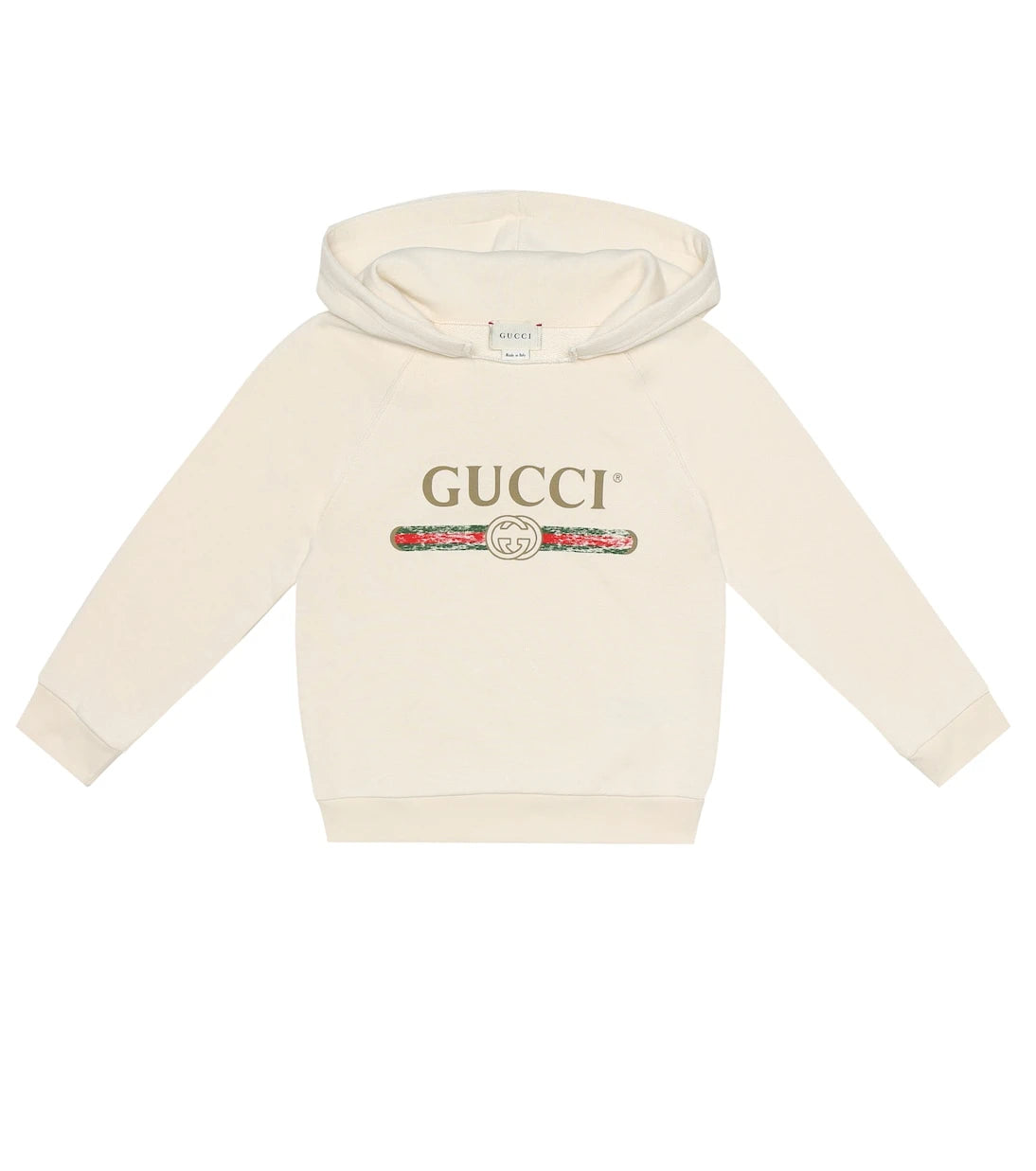 Gucci Kids - هودي قطني بشعار العلامة