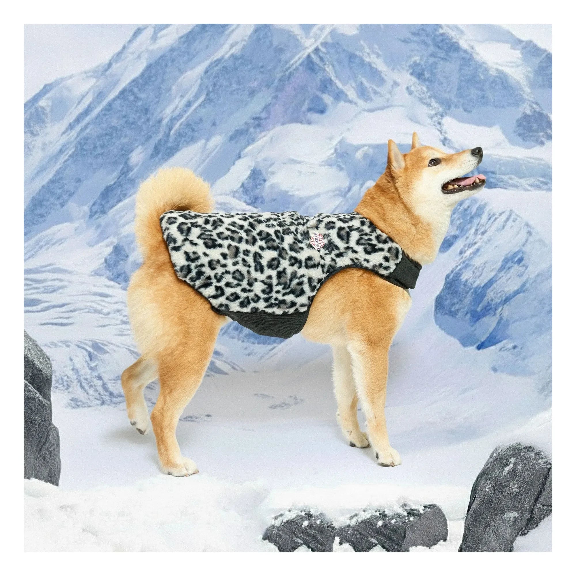 The Furry Folks - Reversible down jacket | Black