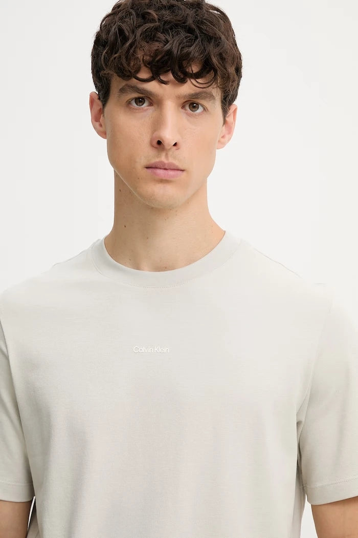 Calvin Klein pamuk ve elastanlı erkek tişörtü