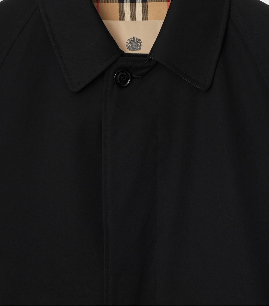 Mid-Length Camden Heritage Car Coat BLACK