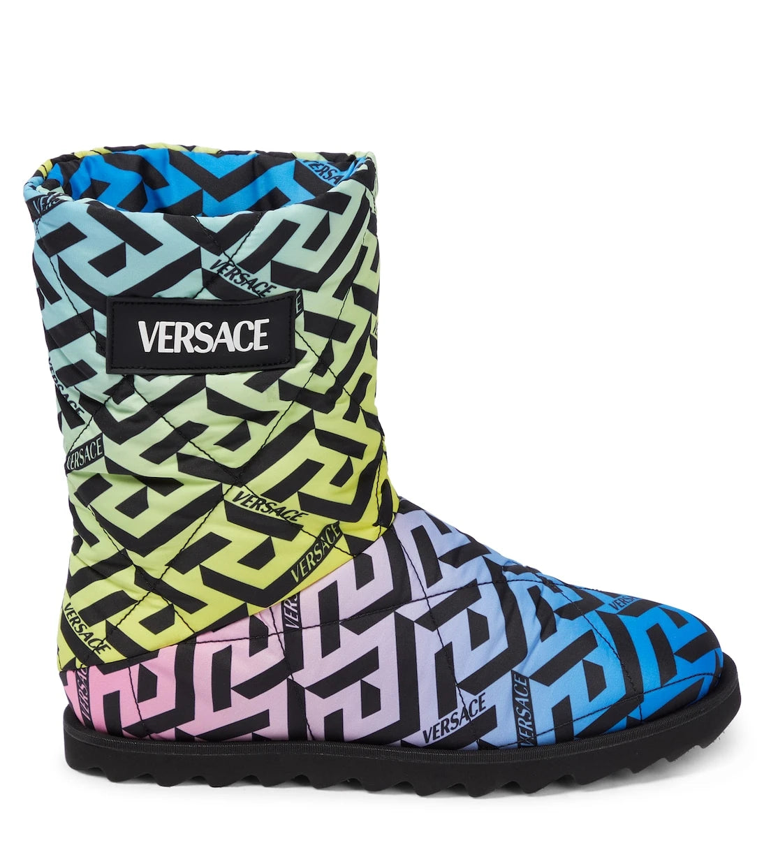 Versace Kids - La Greca quilted boots