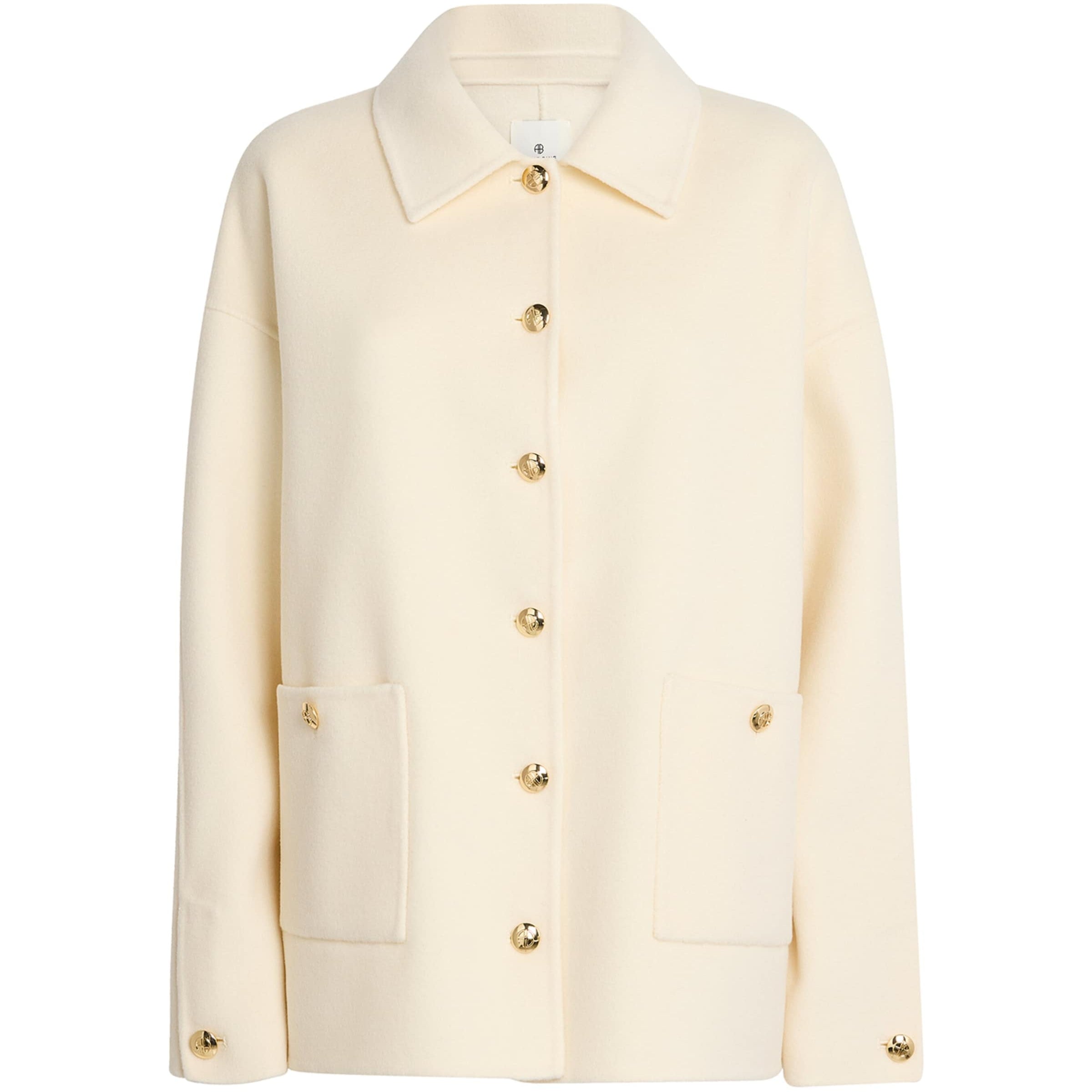 Ivory Wool-Cashmere Luca Jacket